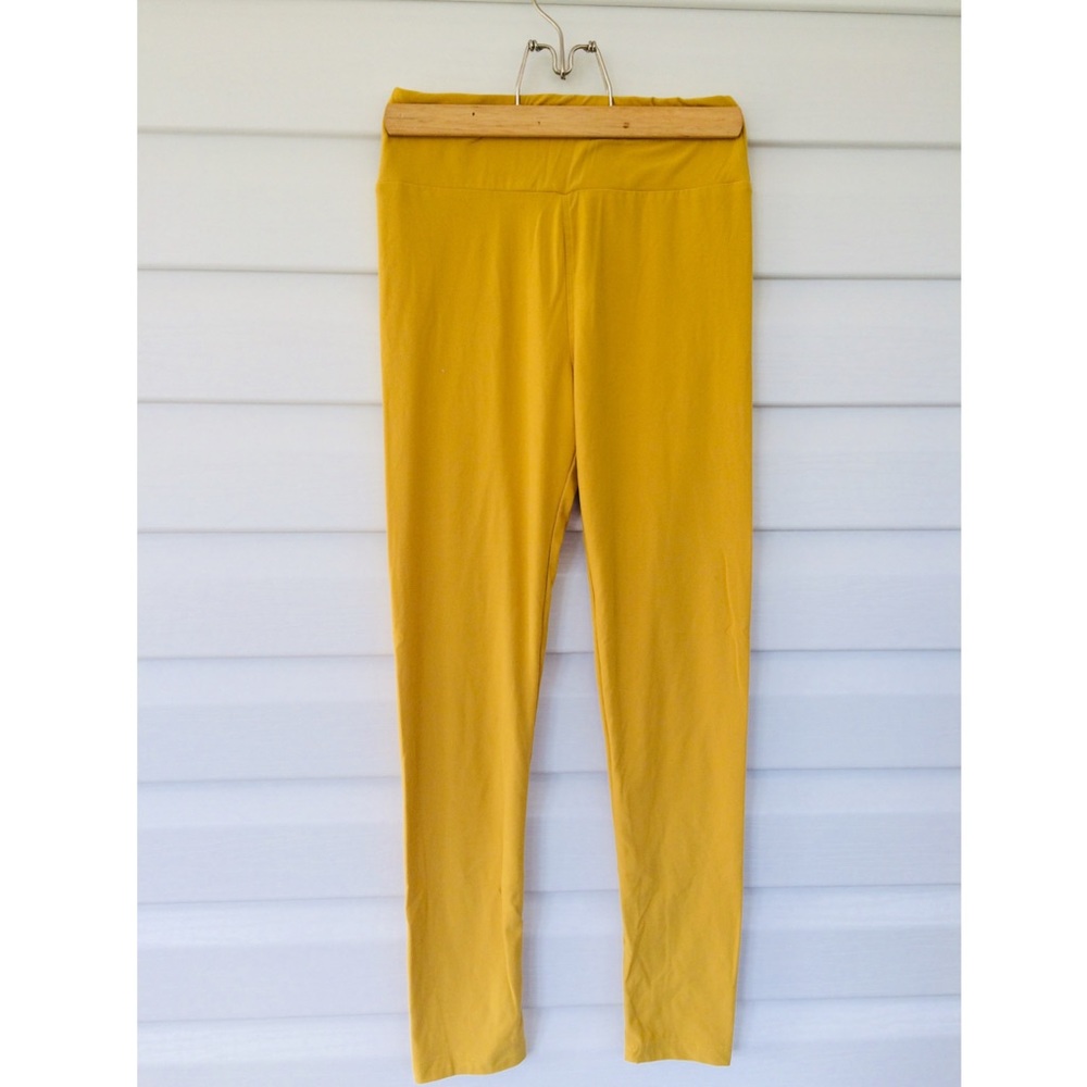 LuLaRoe - One Size - Mustard Yellow Leggings